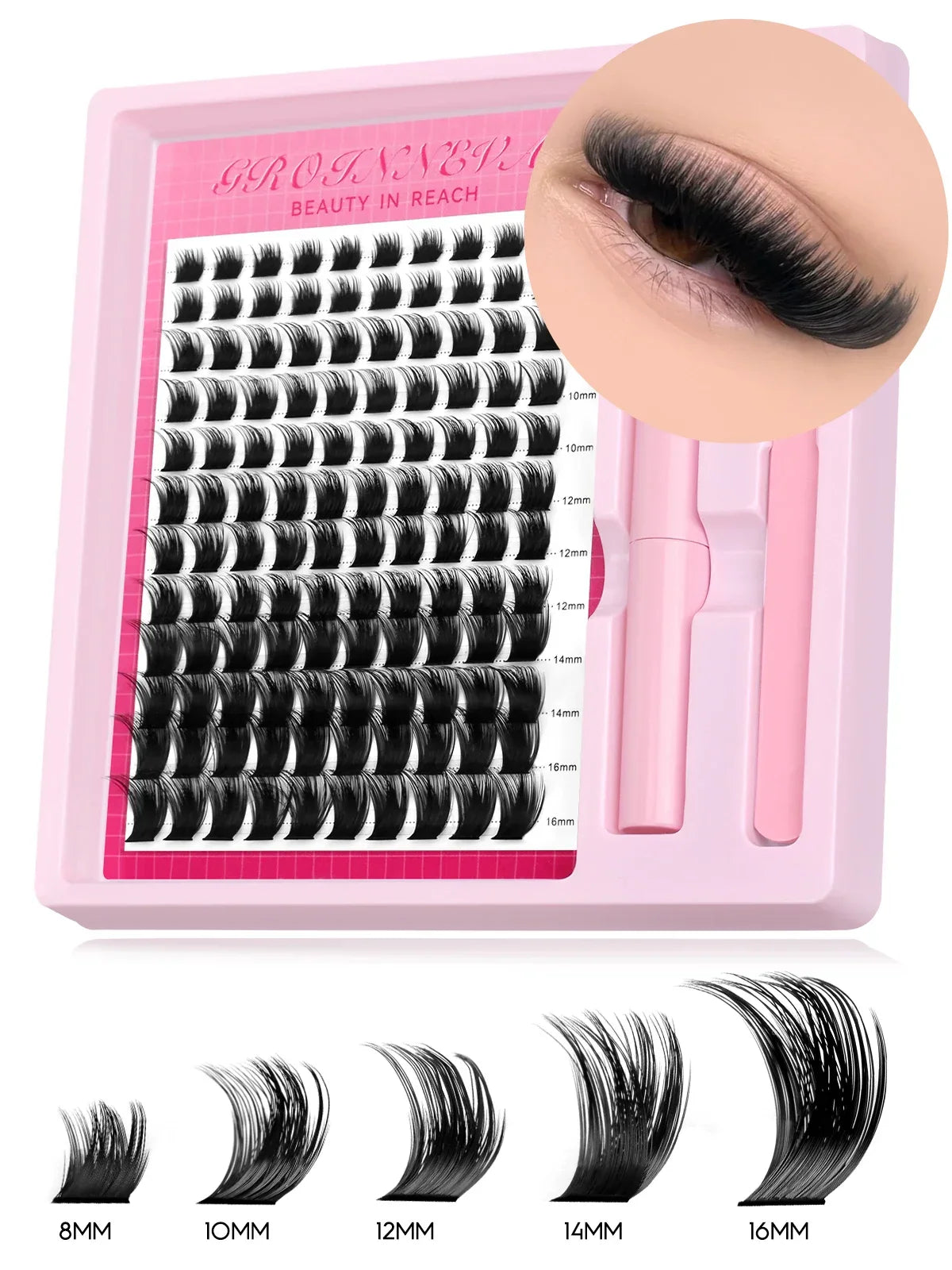 Fluffy Lash Extension Kit C Curl