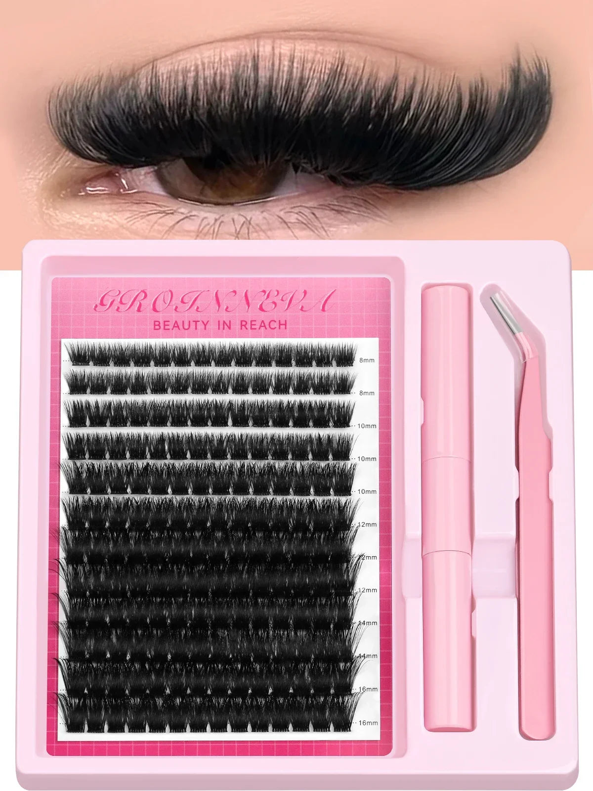 Fluffy Lash Extension Kit C Curl