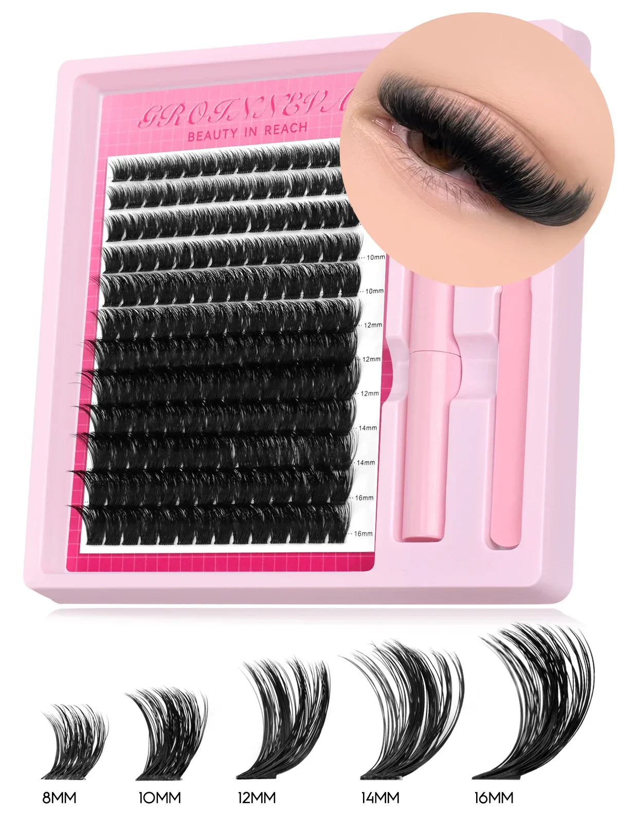 Fluffy Lash Extension Kit C Curl